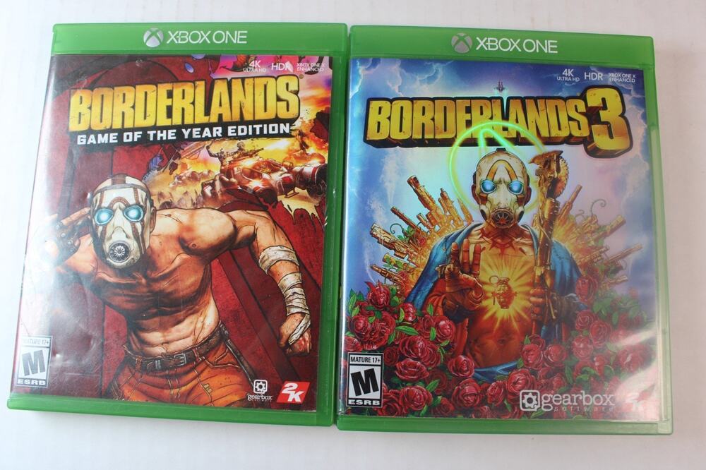 2 Game Lot: Borderlands GOTY + Borderlands 3 (Xbox One) Authentic, Complete